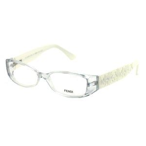 Fendi Oval Style Clear/White Frame